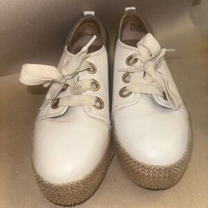Women's White Espadrille Sneakers